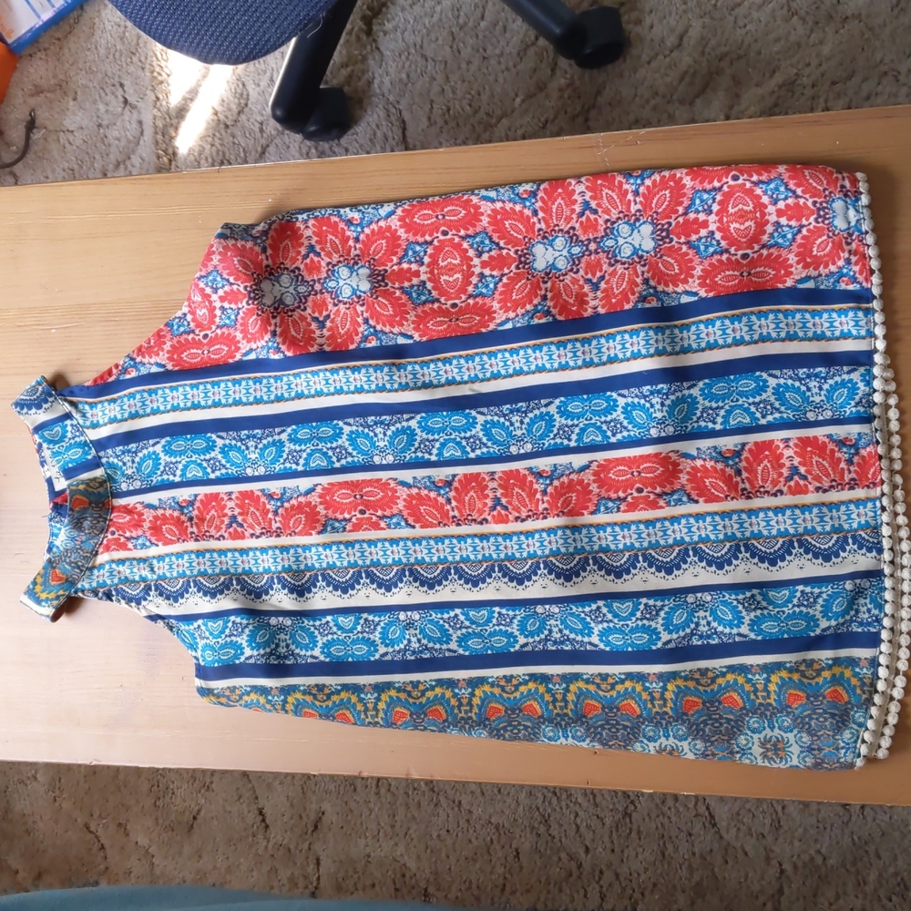 Colorful Flowy Top